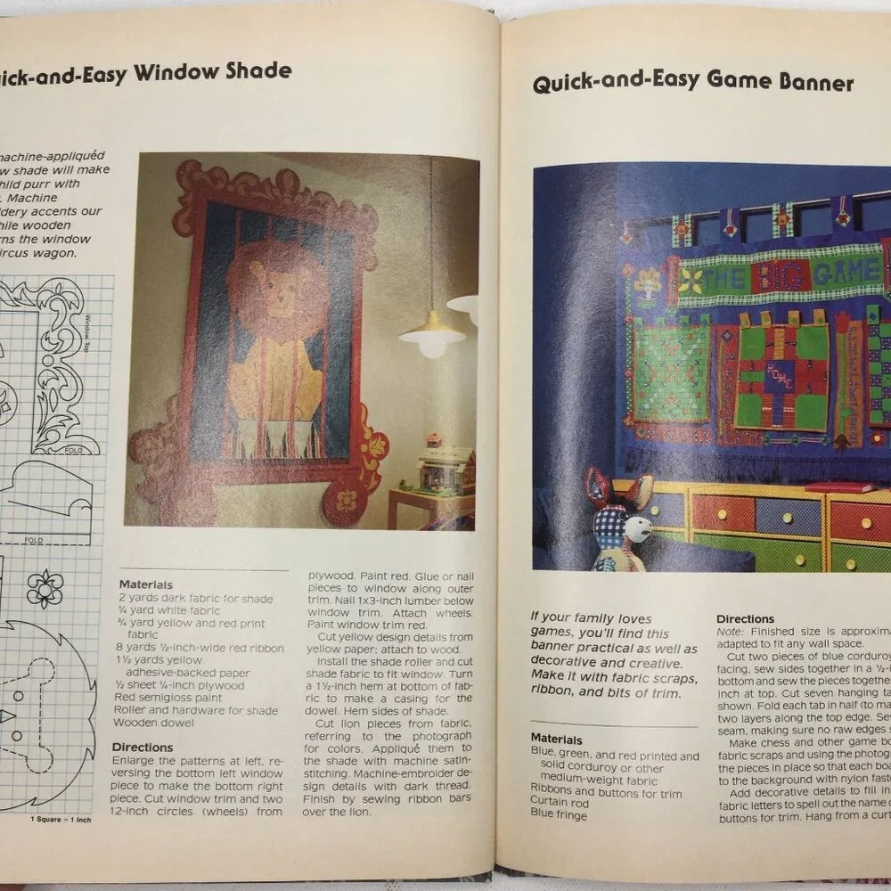 Better Homes Gardens Applique Book Quilt Quilting Sewing Projects Patterns Tips